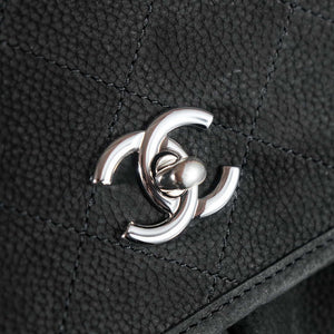 Chanel A90090 Flap Bag Vintage Black Suede Silver - Default Title - View 7
