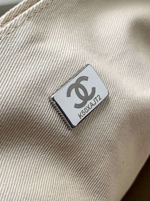 Chanel A90090 Flap Bag Vintage Coffee Suede Silver - Default Title - View 7
