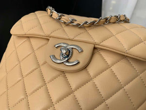 Chanel A91120 Backpack Vintage Lambskin Bag Apricot - Gold / Small 25 x 20 x10 ???? - View 5