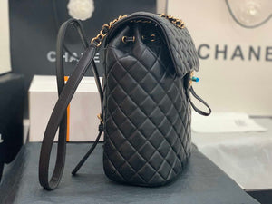 Chanel A91120 Backpack Vintage Lambskin Bag Black - Gold / Small 25 x 20 x10 ???? - View 5