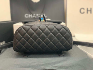 Chanel A91120 Backpack Vintage Lambskin Bag Black - Gold / Small 25 x 20 x10 ???? - View 6