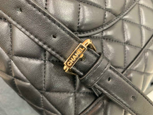 Chanel A91120 Backpack Vintage Lambskin Bag Black - Gold / Small 25 x 20 x10 ???? - View 7