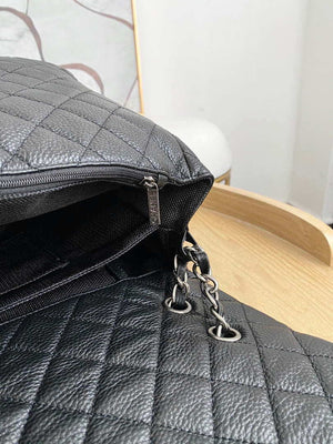 Chanel A91169 Flap Travel Bag Airport Series A94305 caviar calfskin Black Silver - Default Title - View 7