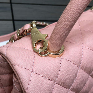 Chanel A92991 Large Flap Bag With Top Handle handBag Pink - Default Title - View 4