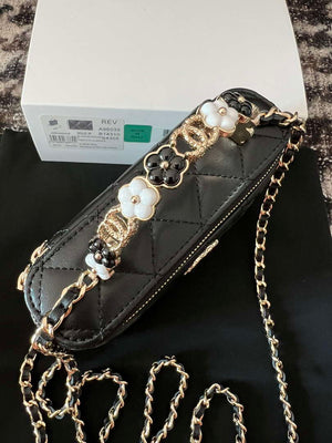 Chanel A96035 CLUTCH Lambskin Vanity Box bag Black - Default Title - View 2