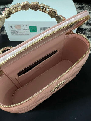 Chanel A96035 CLUTCH Lambskin Vanity Box bag Pink - Default Title - View 8