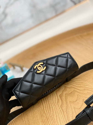 Chanel A99009 Waist bag Lambskin gold Black - Default Title - View 3