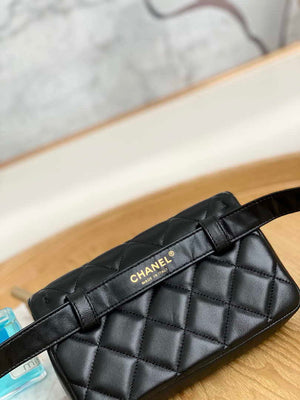 Chanel A99009 Waist bag Lambskin gold Black - Default Title - View 4