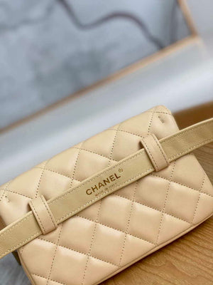 Chanel A99009 Waist bag Lambskin Apricot Gold - Default Title - View 4