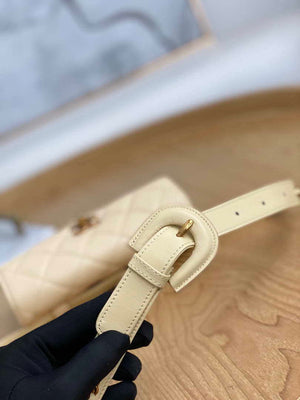 Chanel A99009 Waist bag Lambskin Apricot Gold - Default Title - View 6