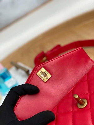 Chanel A99009 Waist bag Lambskin Red Gold - Default Title - View 8