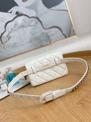 Chanel A99009 Waist bag Lambskin White Gold - Default Title - View 2