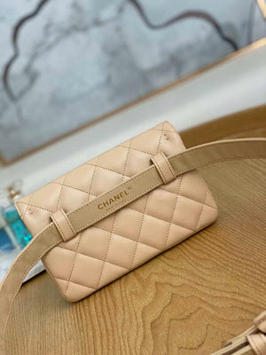 Chanel A99009 Waist bag Lambskin Light Yellow Pink Gold - Default Title - View 5