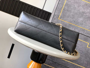 Chanel A99011 Double leather flap bag Black and Apricot - Default Title - View 4