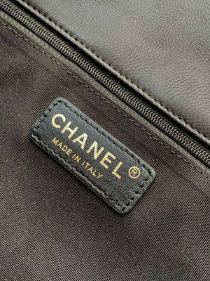 Chanel A99011 Double leather flap bag Black and Apricot - Default Title - View 9