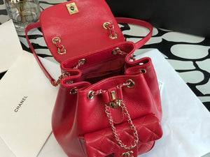 Chanel A99121 Backpack A3002 Calfskin Red - Default Title - View 8