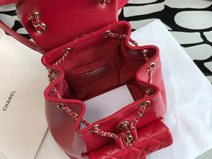 Chanel A99121 Backpack A3002 Calfskin Red - Default Title - View 9