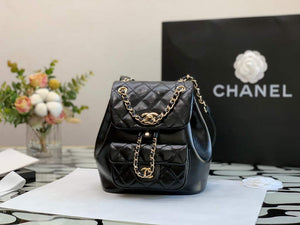 Chanel A99121 Backpack A3002 Calfskin Black - Default Title - View 1
