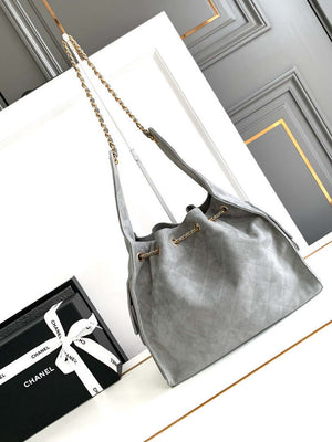 Chanel A99921 Shopping bag Bucket Drawstring 25A Bag Nubuck leather - Default Title - View 2