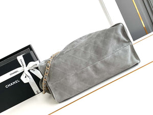 Chanel A99921 Shopping bag Bucket Drawstring 25A Bag Nubuck leather - Default Title - View 3