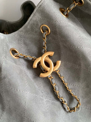 Chanel A99921 Shopping bag Bucket Drawstring 25A Bag Nubuck leather - Default Title - View 4
