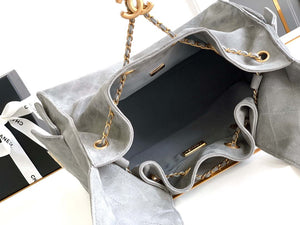 Chanel A99921 Shopping bag Bucket Drawstring 25A Bag Nubuck leather - Default Title - View 6