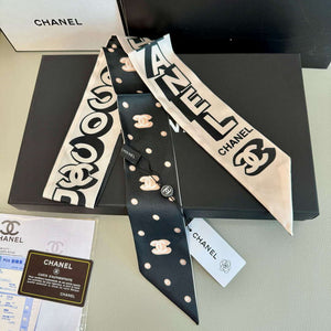 Chanel AA8006 Slim Bandeau Designer Scarf C88736 - Default Title - View 6