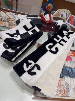 Chanel AA8525 Scarves Chanel Designer Scarf C88639 - Default Title - View 9