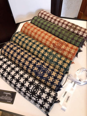 Chanel AA8602 Scarves Chanel Designer Scarf C88620 - Default Title - View 9