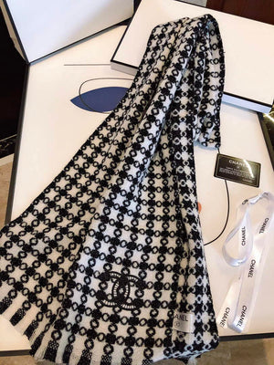 Chanel AA8602 Scarves Chanel Designer Scarf C88622 - Default Title - View 7