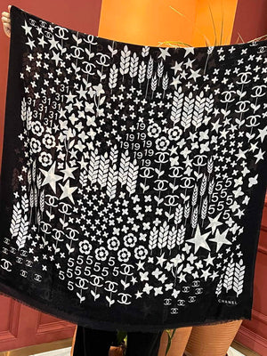 Chanel AA8689 Scarves Chanel Designer Scarf C88630 - Default Title - View 8