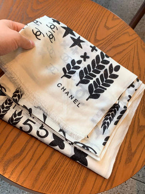 Chanel AA8689 Scarves Chanel Designer Scarf C88631 - Default Title - View 5