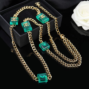 Chanel ABA461 Long Necklace Jewelry Designer CC31701 - Default Title - View 3