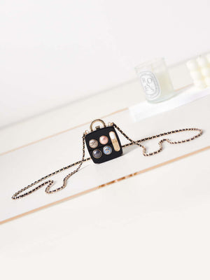 Chanel ABA744 Evening Long Pendant Necklace Metal, Resin Lambskin Multicolor - Default Title - View 1