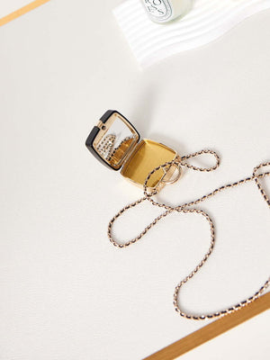 Chanel ABA744 Evening Long Pendant Necklace Metal, Resin Lambskin Multicolor - Default Title - View 9