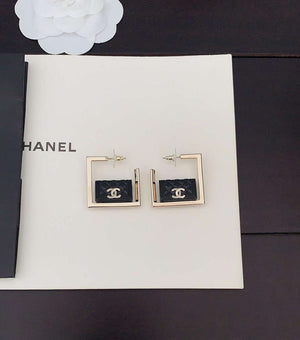 Chanel ABC282 Hoop Earring Fashion Jewelry CC31834 - Default Title - View 4