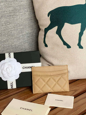 Chanel AP0213 Card Holder Calfskin Beige - Default Title - View 2