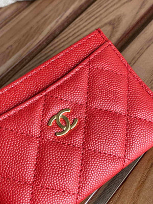 Chanel AP0213 Card Holder Calfskin Red - Default Title - View 6