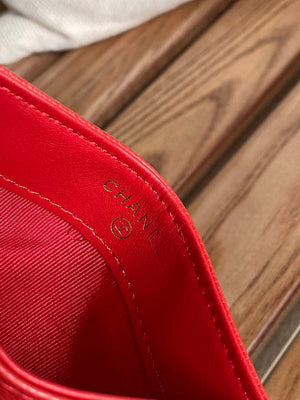 Chanel AP0213 Card Holder Calfskin Red - Default Title - View 8