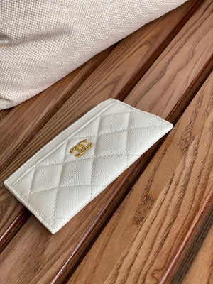 Chanel AP0213 Card Holder Calfskin White - Default Title - View 4