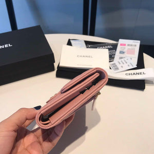Chanel AP0231 Classic Small FLAP Wallet Calfskin Pink Gold - Default Title - View 5