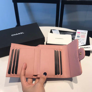 Chanel AP0231 Classic Small FLAP Wallet Calfskin Pink Gold - Default Title - View 8