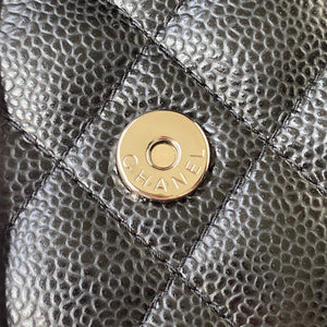 Chanel AP0250 Wallet on Chain Grained Calfskin A33814 Black Silver - Default Title - View 8