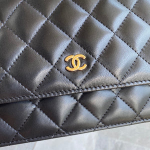 Chanel AP0250 Wallet on Chain Lambskin A33814 Black - Default Title - View 2