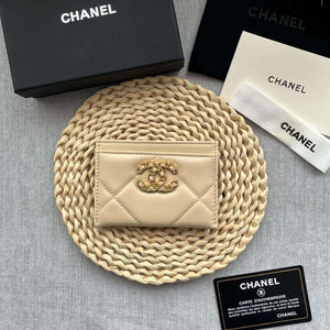 Chanel AP0941 CLASSIC CARD HOLDER Lambskin Beige - Default Title - View 1