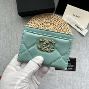 Chanel AP0941 CLASSIC CARD HOLDER Lambskin lake Blue - Default Title - View 3