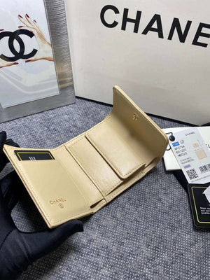 Chanel AP1064 CARD HOLDER Lambskin Beige - Default Title - View 8