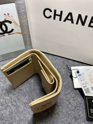 Chanel AP1064 CARD HOLDER Lambskin Beige - Default Title - View 9