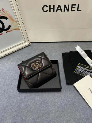 Chanel AP1064 CARD HOLDER Lambskin Black - Default Title - View 2