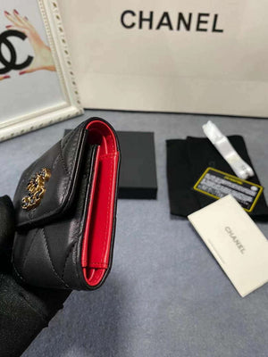 Chanel AP1064 CARD HOLDER Lambskin Black - Default Title - View 7